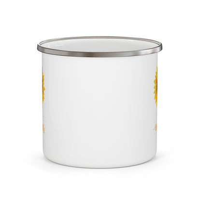 Hello Autumn Enamel Camping Mug