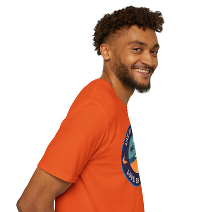 Live By The Sea Love By The Moon | Unisex Soft-style T-Shirt