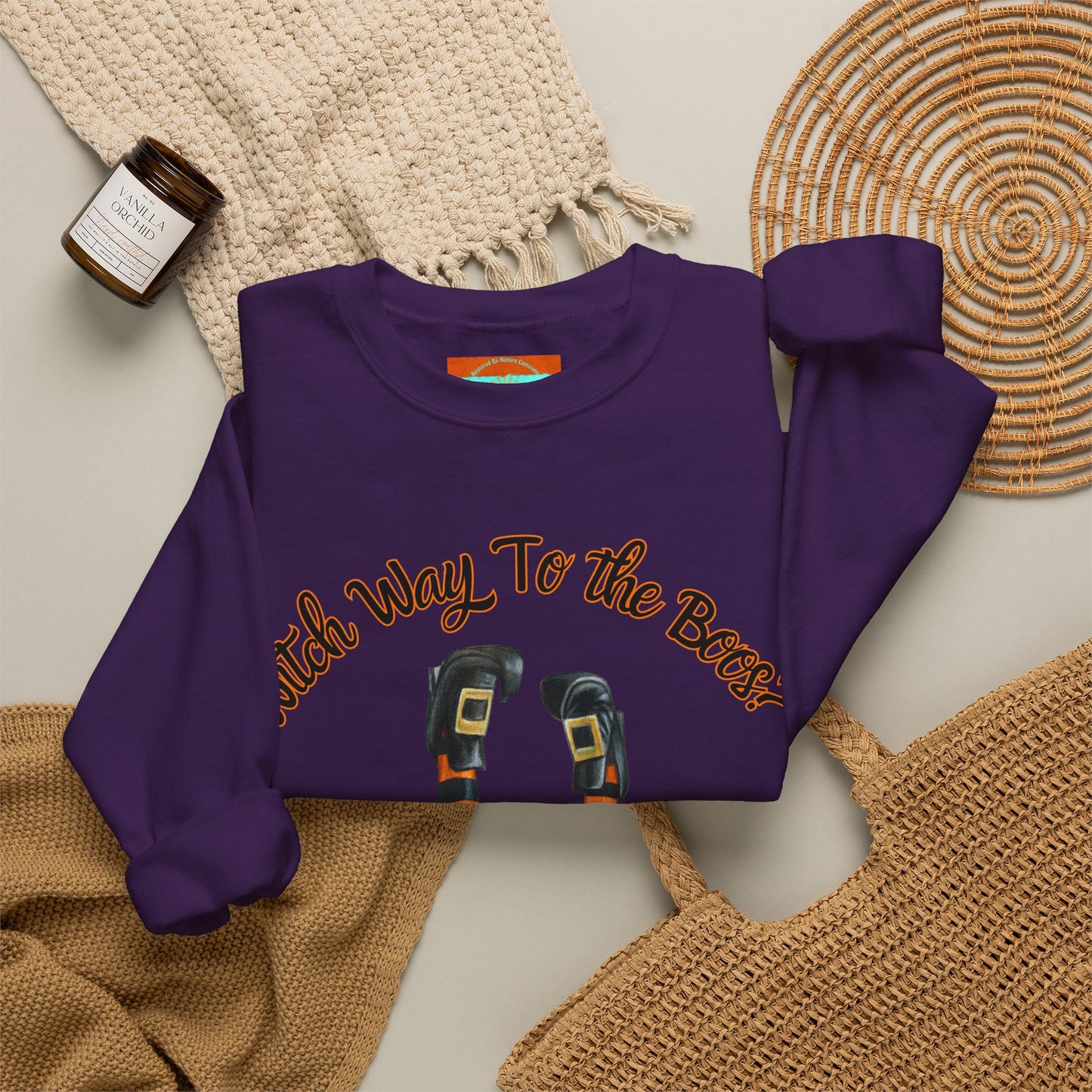 Witch Way To The Boos? Crewneck Sweatshirt