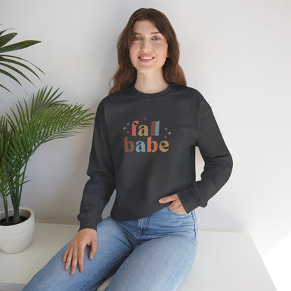 Fall Babe Cozy Crewneck Sweatshirt