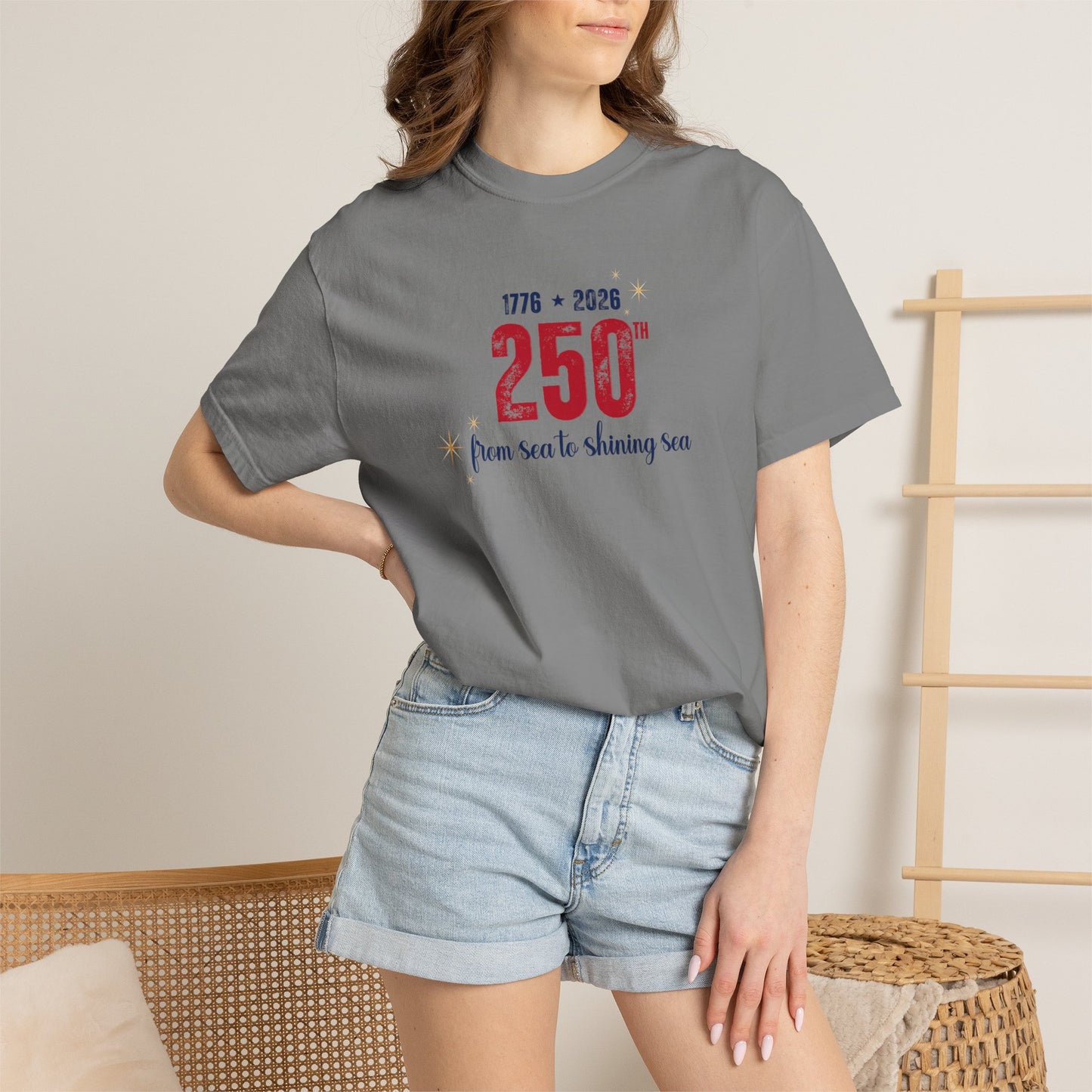 250th Anniversary Tee — "From Sea to Shining Sea" 1776-2026 Celebration T-Shirt