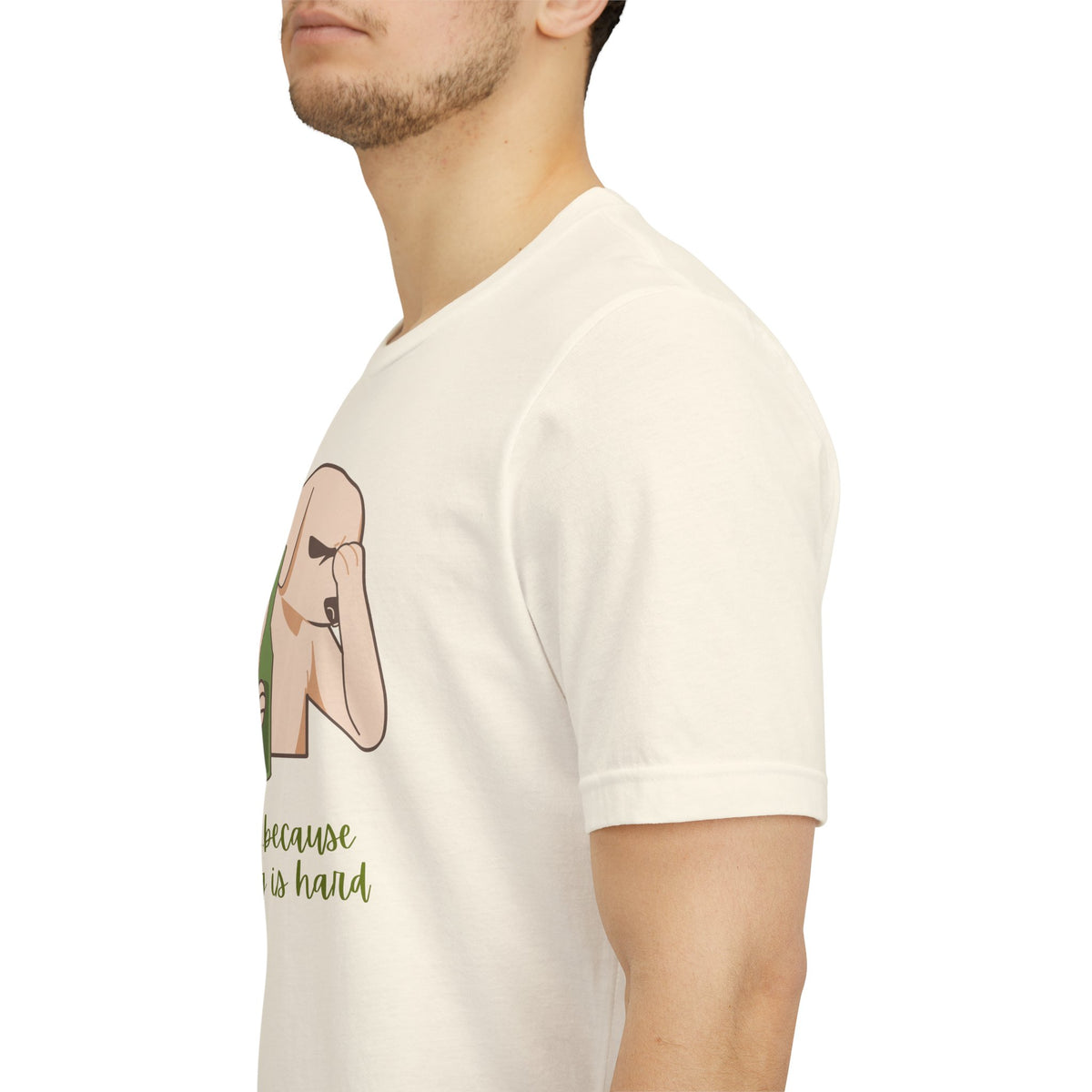 Wine...Because Adulting Is Hard | Unisex Jersey T-Shirt