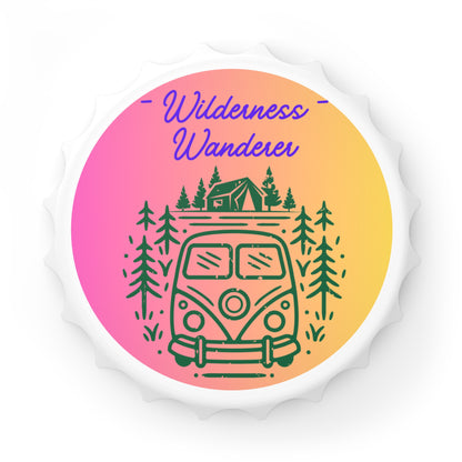 Wilderness Wanderer Bottle Opener Magnet