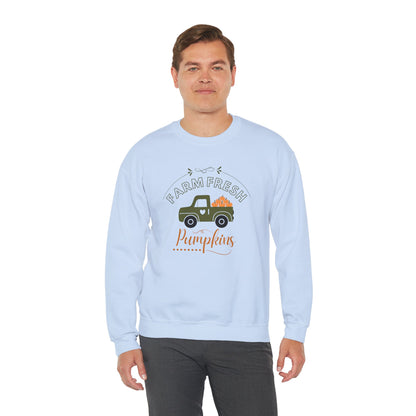Farm Fresh Pumpkins Vintage Truck Crewneck