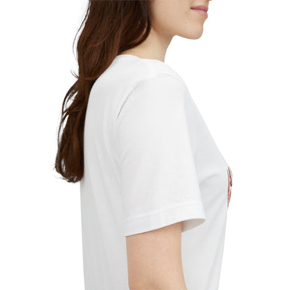 Vintage Floral Football Graphic Tee | 60s Hippie Style