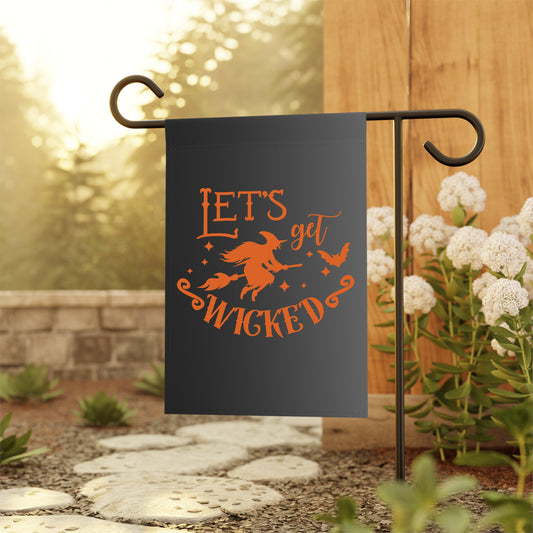 Let's Get Wicked Witch Garden & House Banner