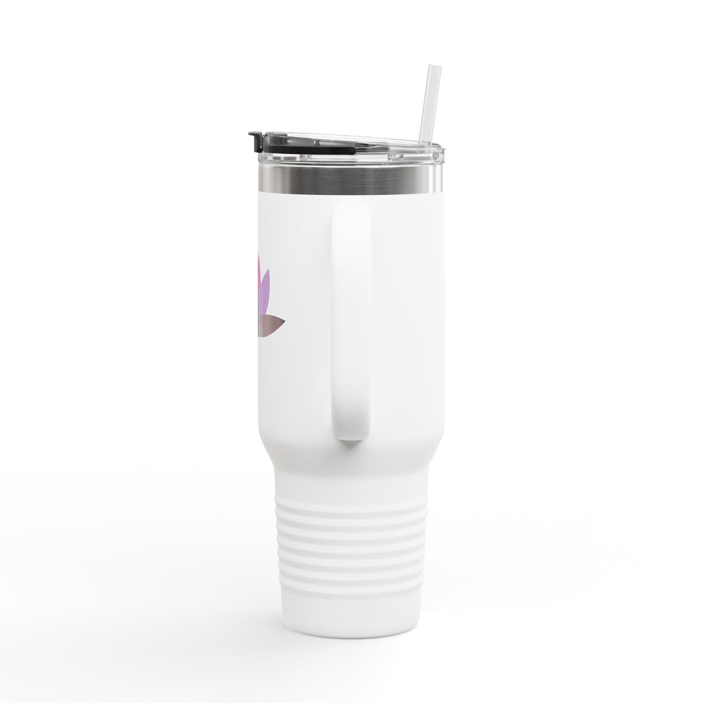 Buddha Lotus 40 oz Insulated Travel Tumbler | Mauve | Meditation & Yoga Drinkware