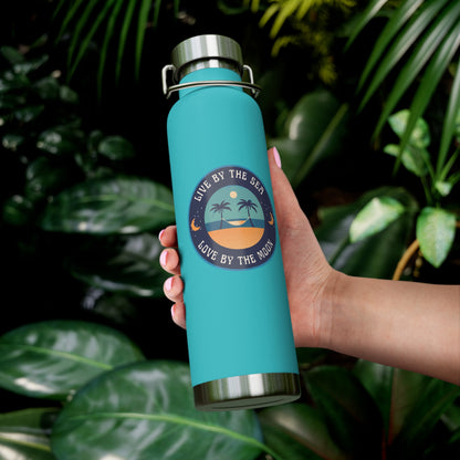 Live By The Sea Love By The Moon | 22oz Copper Insulated Bottle
