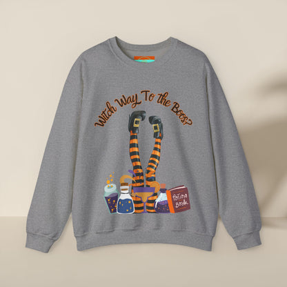Witch Way To The Boos? Crewneck Sweatshirt