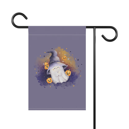 Charming Spooky Ghost Garden & House Banner