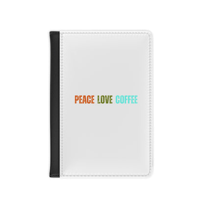 Peace Love Coffee Passport Cover