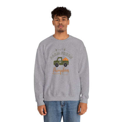 Farm Fresh Pumpkins Vintage Truck Crewneck