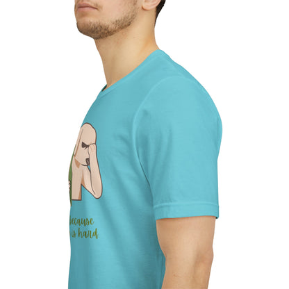 Wine...Because Adulting Is Hard | Unisex Jersey T-Shirt