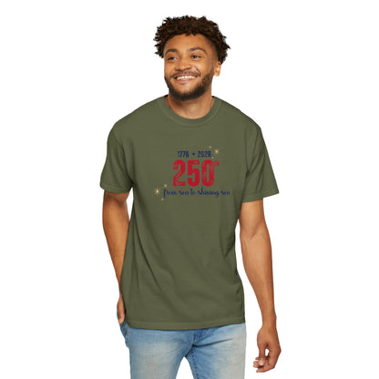 250th Anniversary Tee — "From Sea to Shining Sea" 1776-2026 Celebration T-Shirt