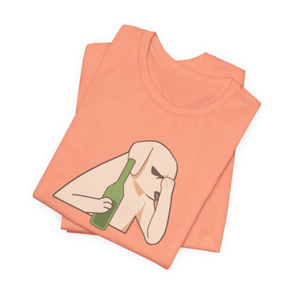 Wine...Because Adulting Is Hard | Unisex Jersey T-Shirt