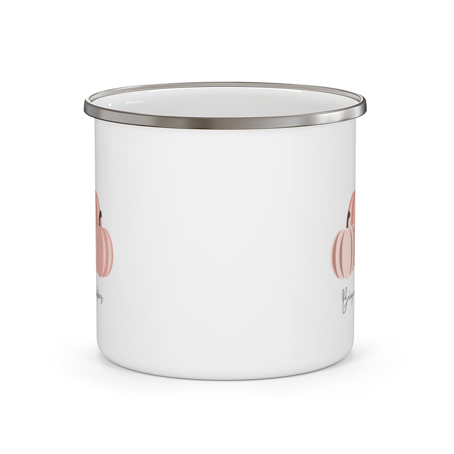 Bring On The Pumpkins  Enamel Camping Mug