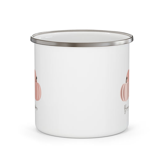 Bring On The Pumpkins  Enamel Camping Mug
