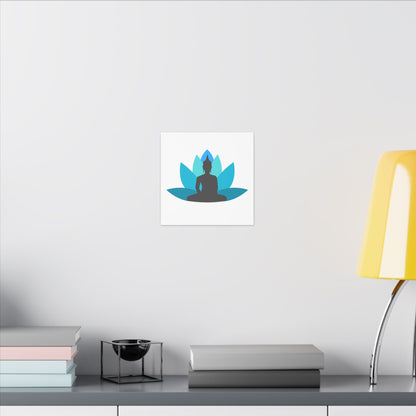 Buddha Lotus Canvas Print | Tranquil | Meditation & Yoga Wall Art