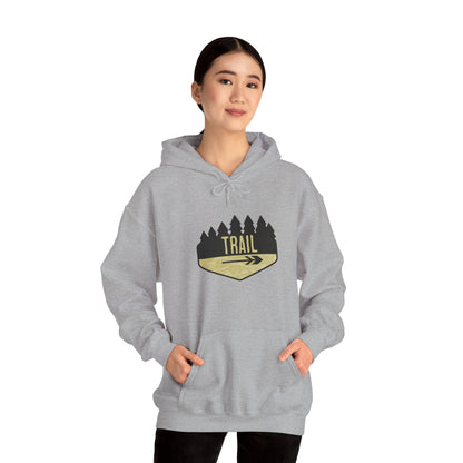 Wooden Hiking Trail Sign Hoodie