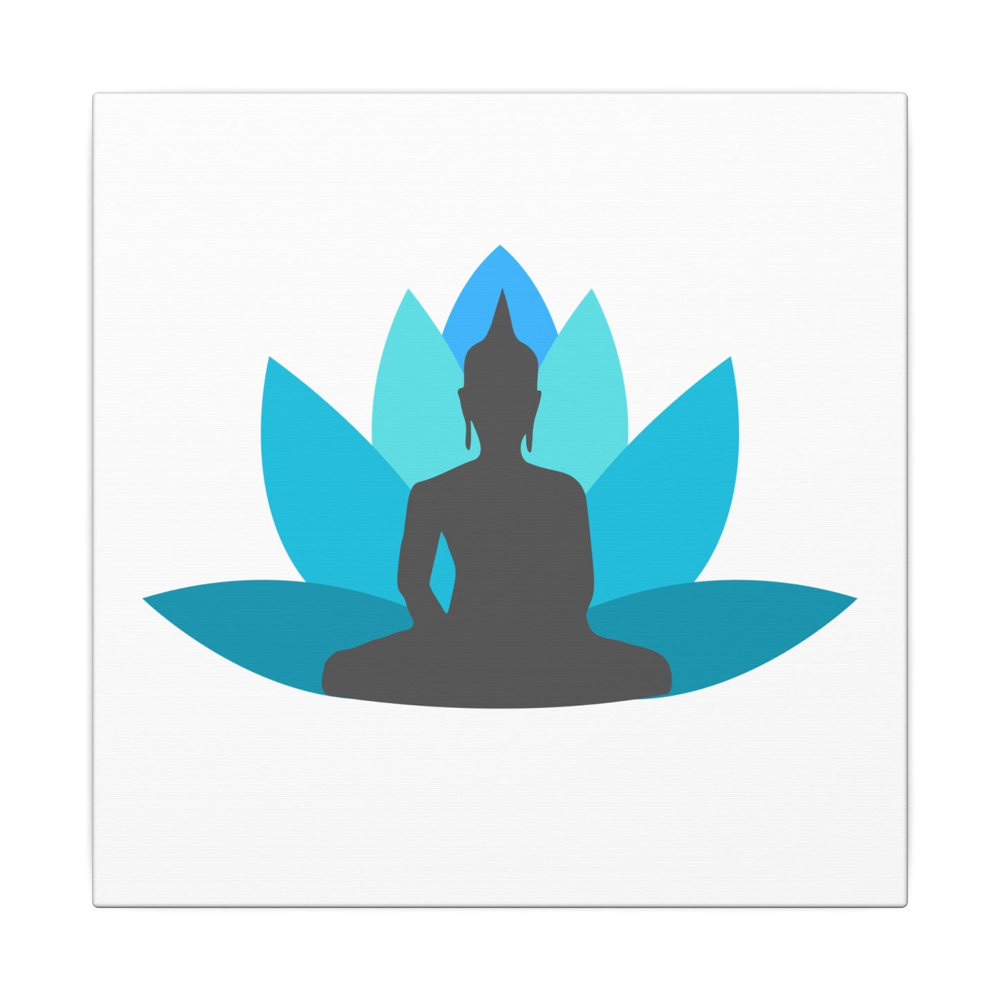 Buddha Lotus Canvas Print | Tranquil | Meditation & Yoga Wall Art