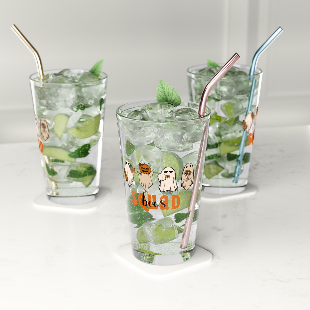 Halloween Pint Glass | Boos Squad
